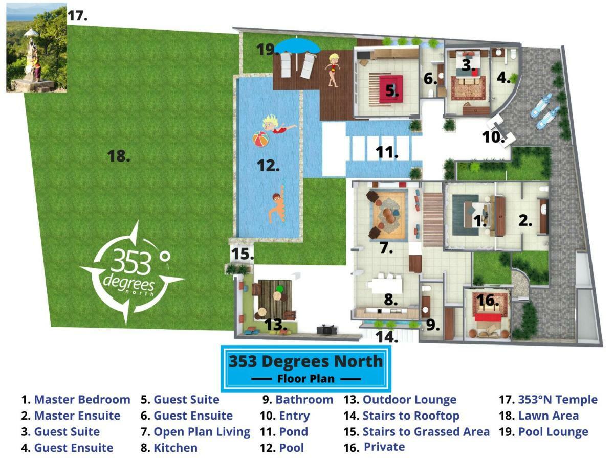 353 Degrees North Villa Lembongan Buitenkant foto